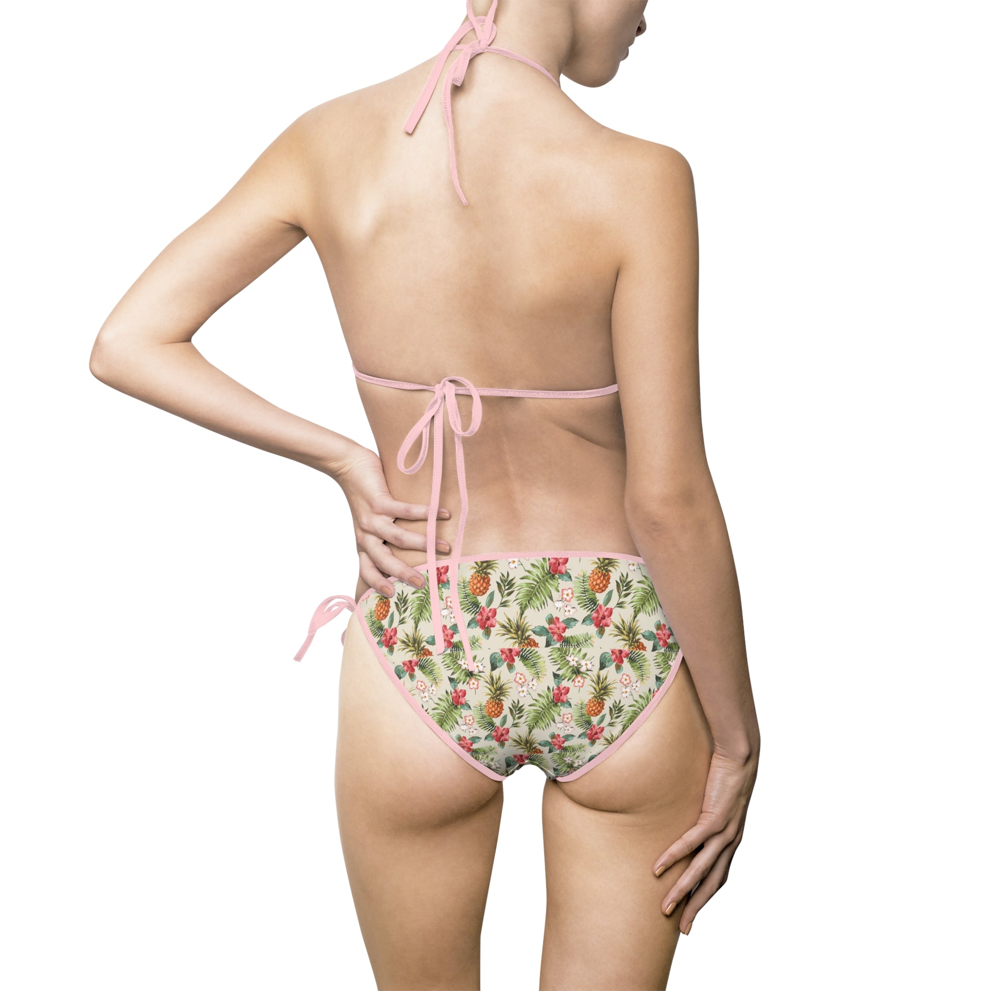 Floral Women's Bikini Swimsuit, Summer Swimwear, Beachwear, Vacation Essentials, Pool Day Outfit, Travel Swim Set