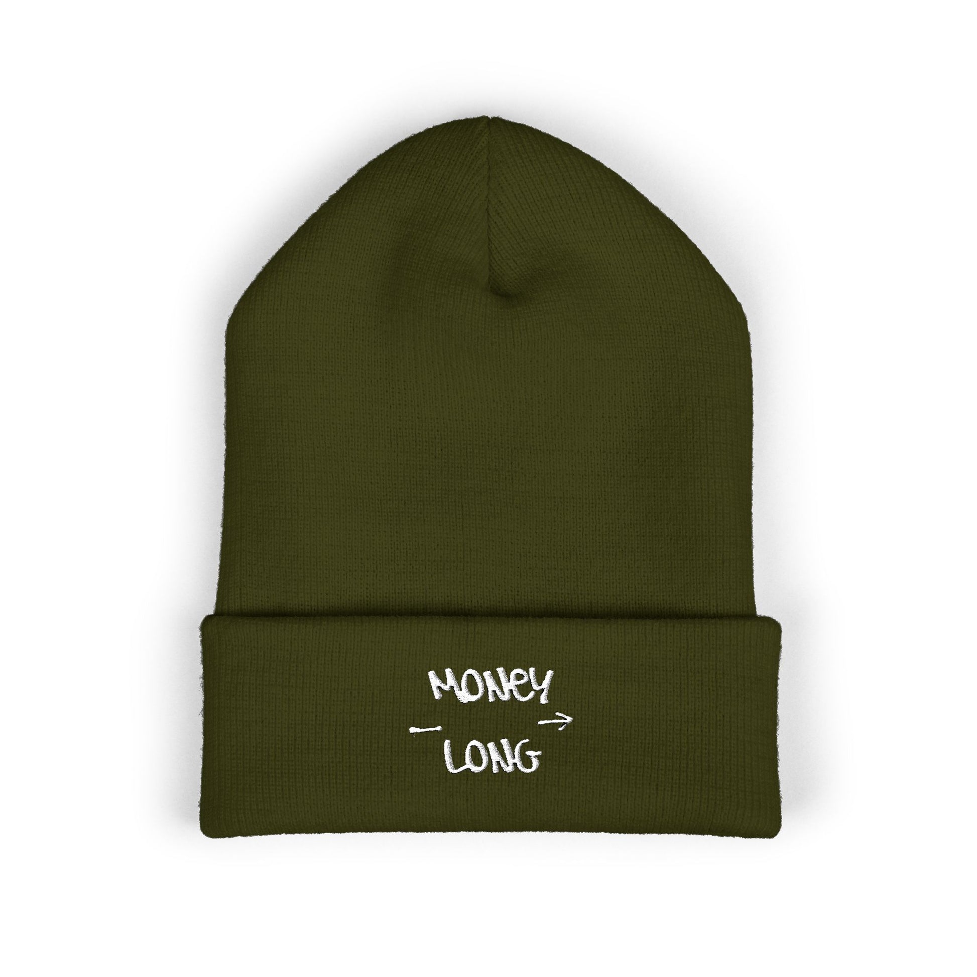 Motivational Long Classic Cuffed Beanie