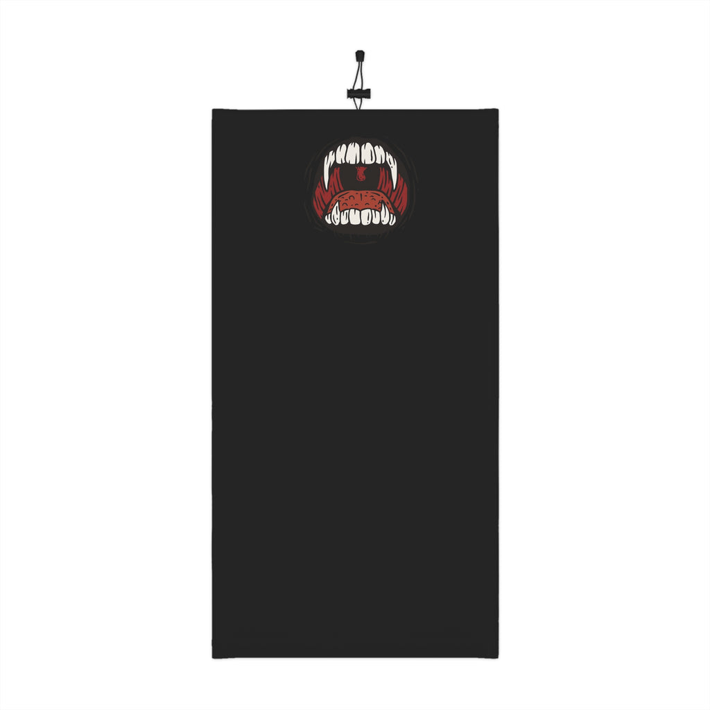 Vampire Fangs Neck Gaiter with Drawstring