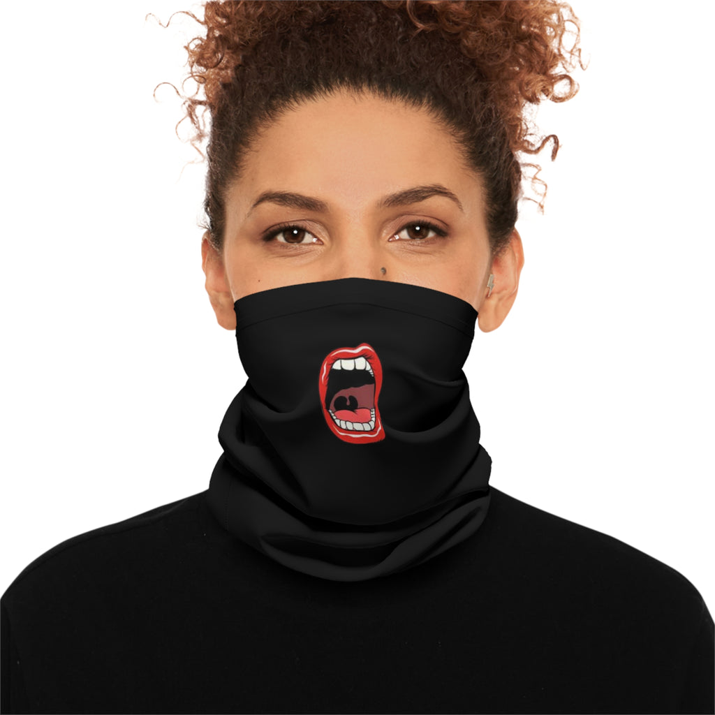 Bold Lip Graphic Lightweight Neck Gaiter for Fashion-Forward Individuals