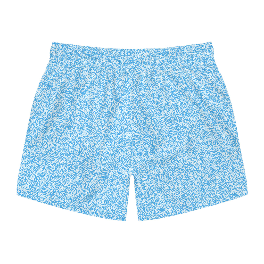 Cool Blue Swim Trunks - Stylish Beachwear, Summer Swim Shorts, Men's Beach Shorts, Vacation Wear, Pool Party Essentials