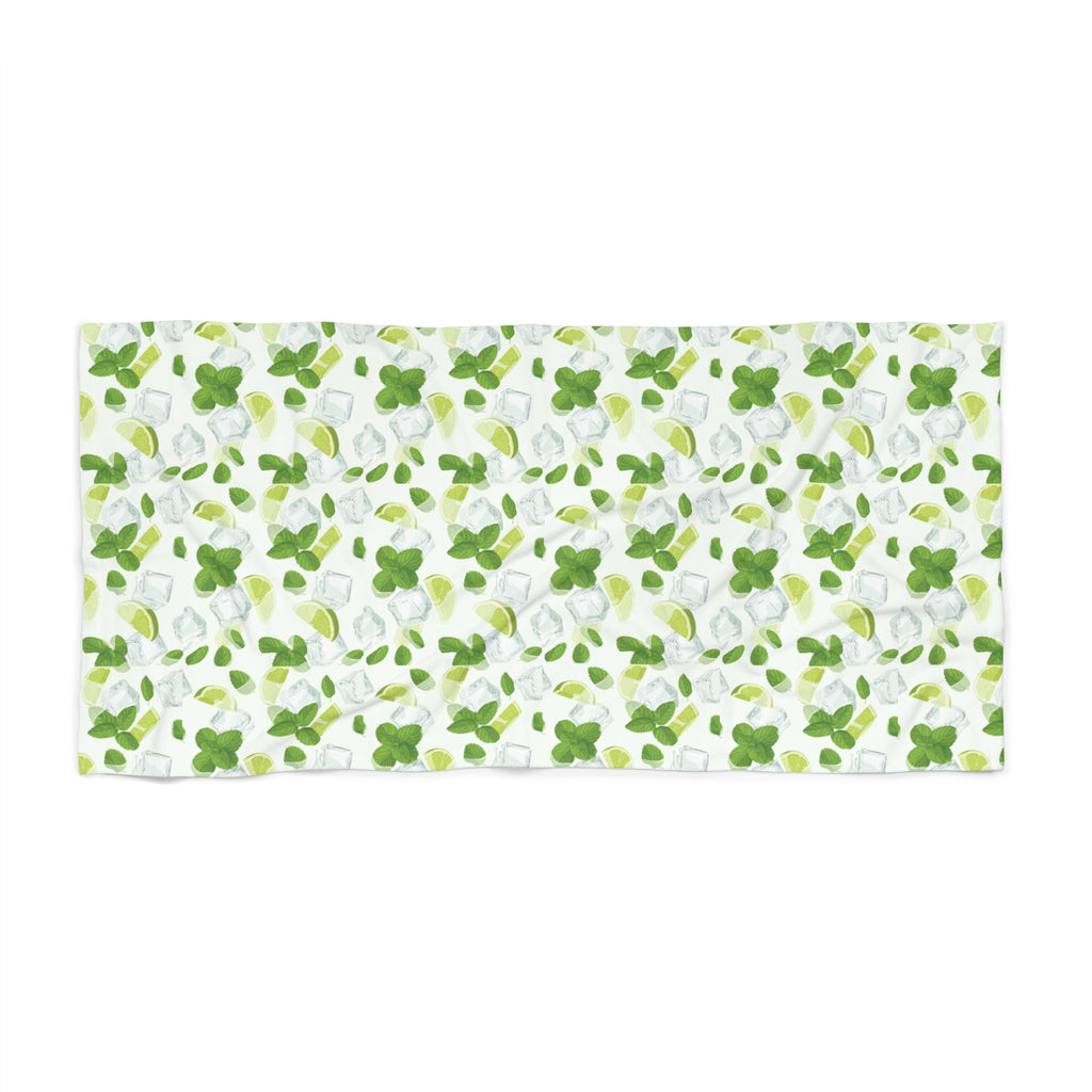 Tropical Leaf Beach Towel, Summer Pool Accessory, Vibrant Outdoor Blanket, Eco-Friendly Towel, Gift for Beach Lovers