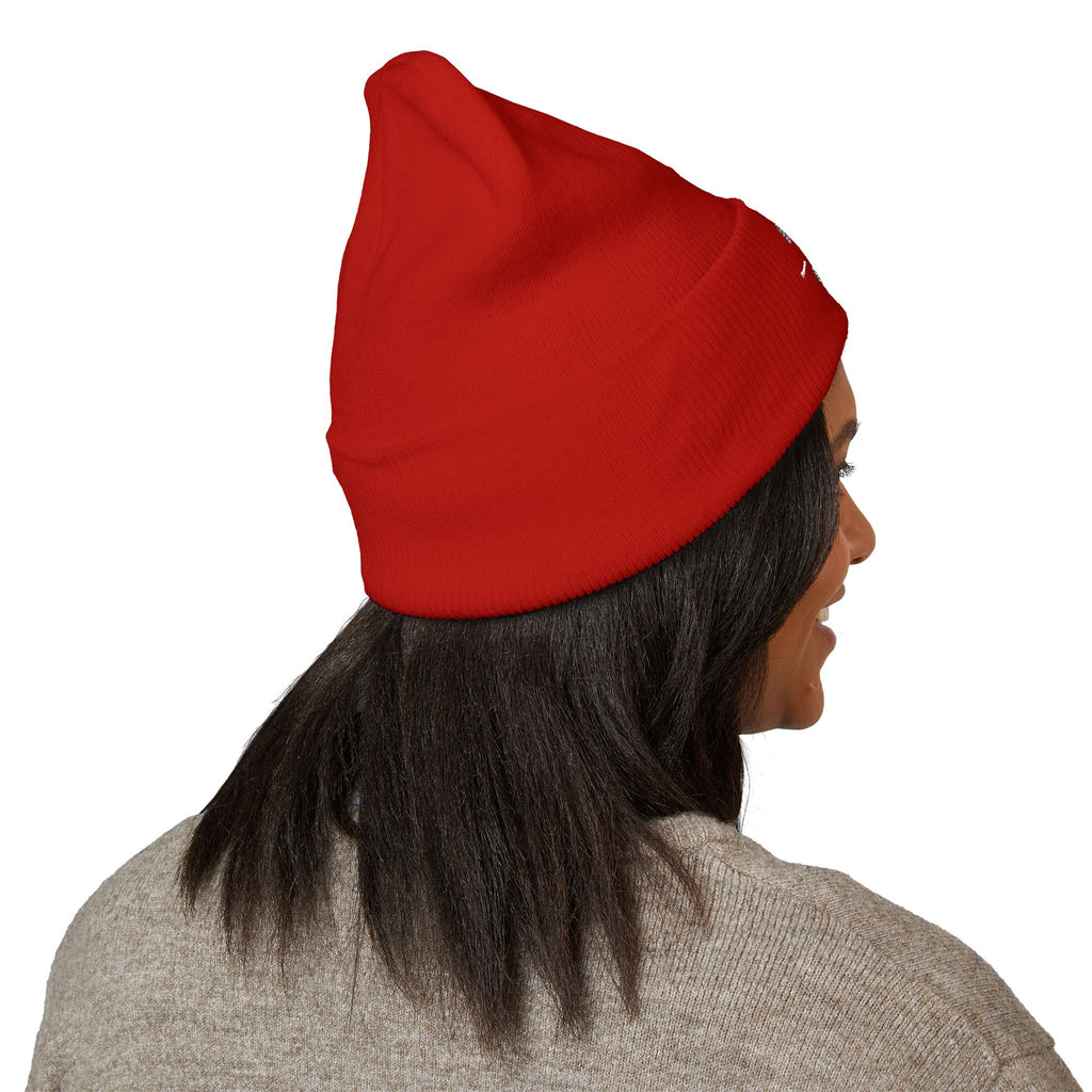 Motivational Long Classic Cuffed Beanie