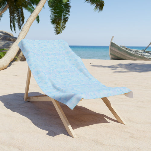 Beach Towel - Ocean Vibes, Summer Essential, Perfect for Pool Parties, Travel Accessory, Unique Gift Idea