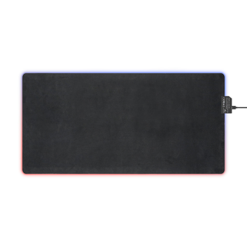 LED Gaming Mouse Pad with Currency Design, Gaming Accessory, Desk Decor, Gamer Gift, Unique Mouse Mat, LED Lighting