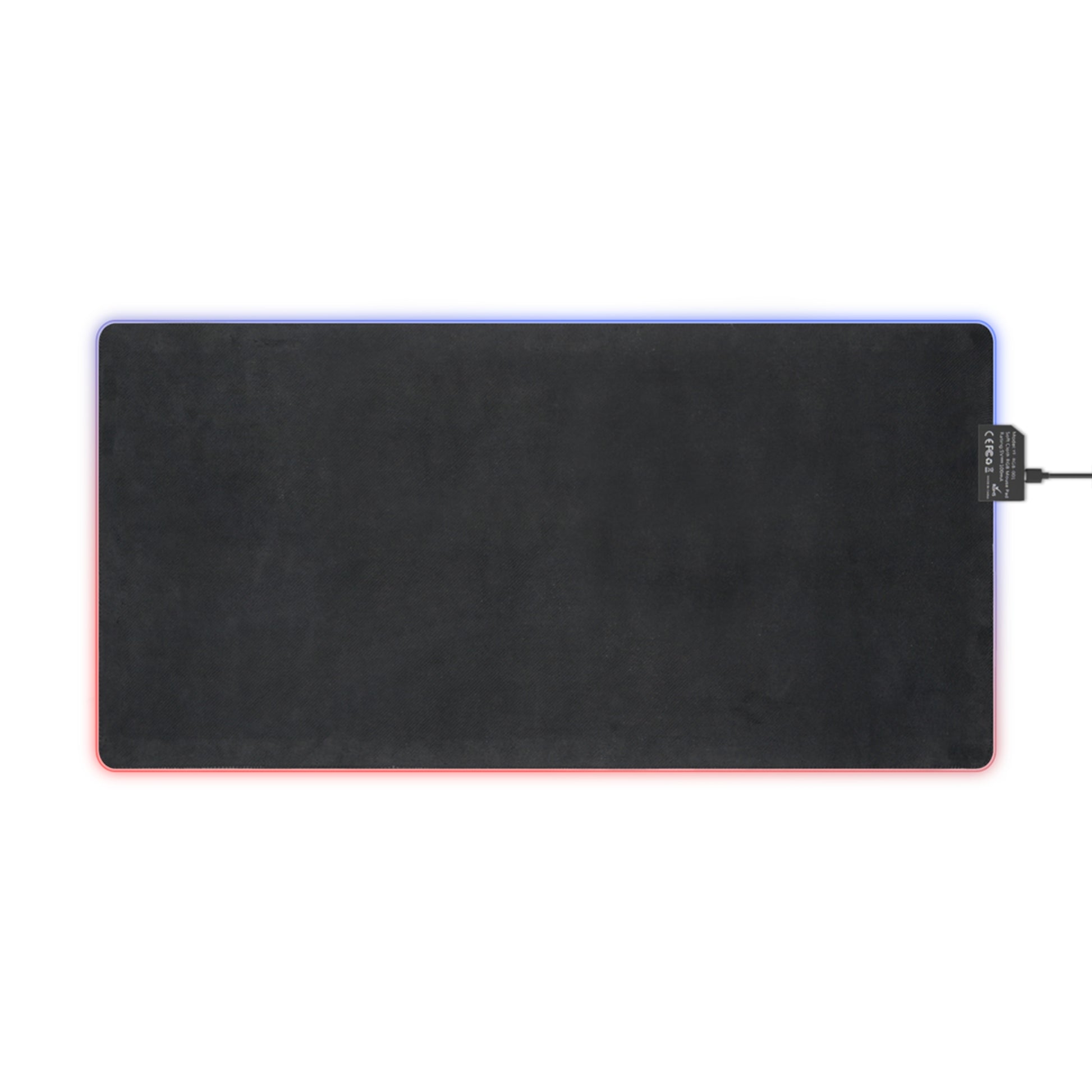 LED Gaming Mouse Pad with Currency Design, Gaming Accessory, Desk Decor, Gamer Gift, Unique Mouse Mat, LED Lighting