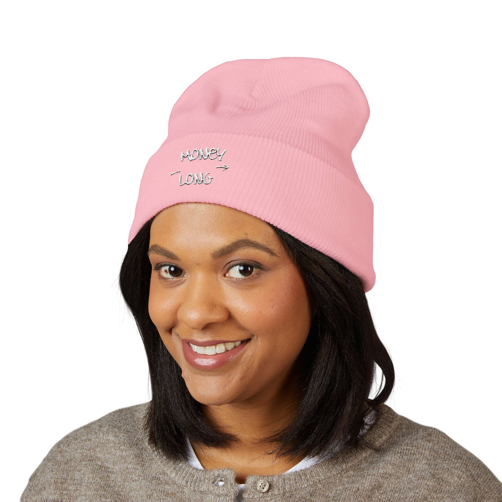 Motivational Long Classic Cuffed Beanie