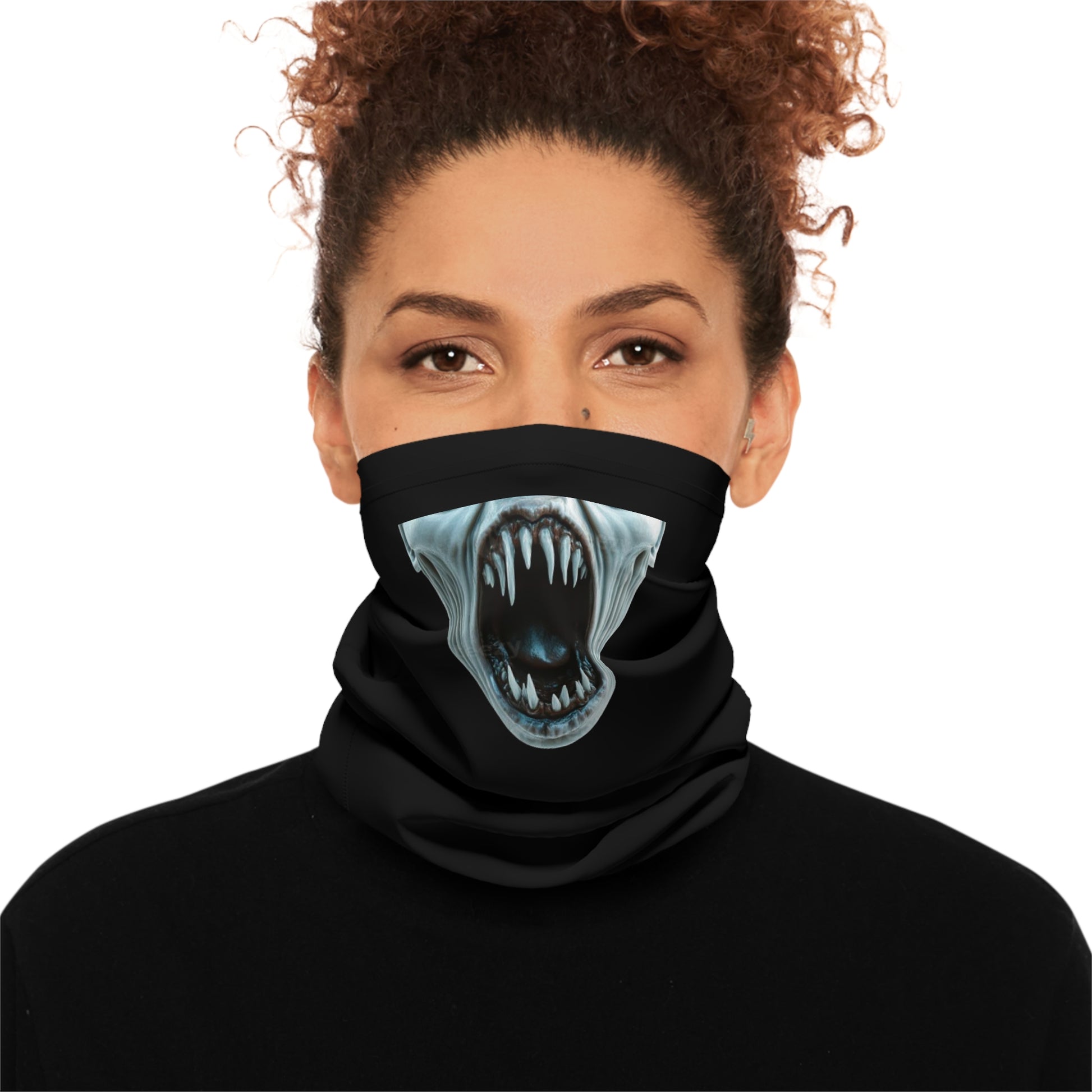 Horror-Themed Lightweight Neck Gaiter with Scary Design