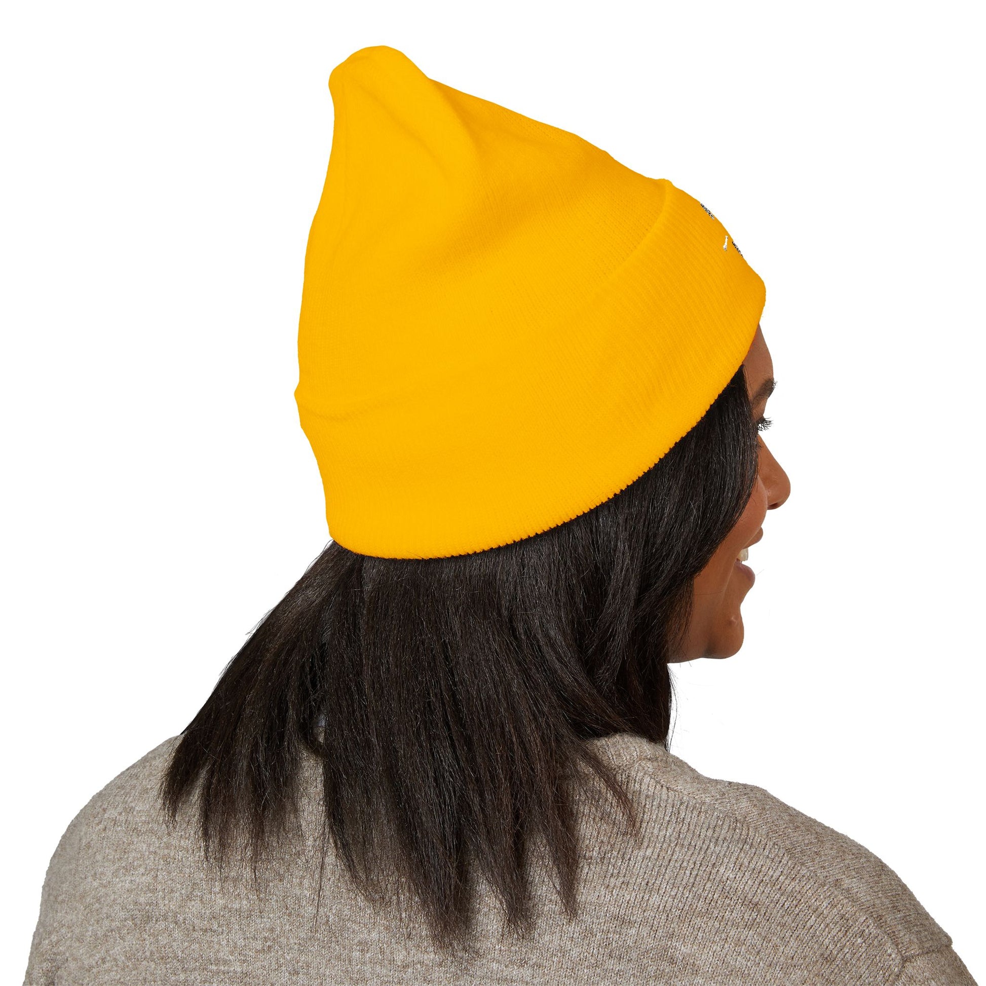 Motivational Long Classic Cuffed Beanie